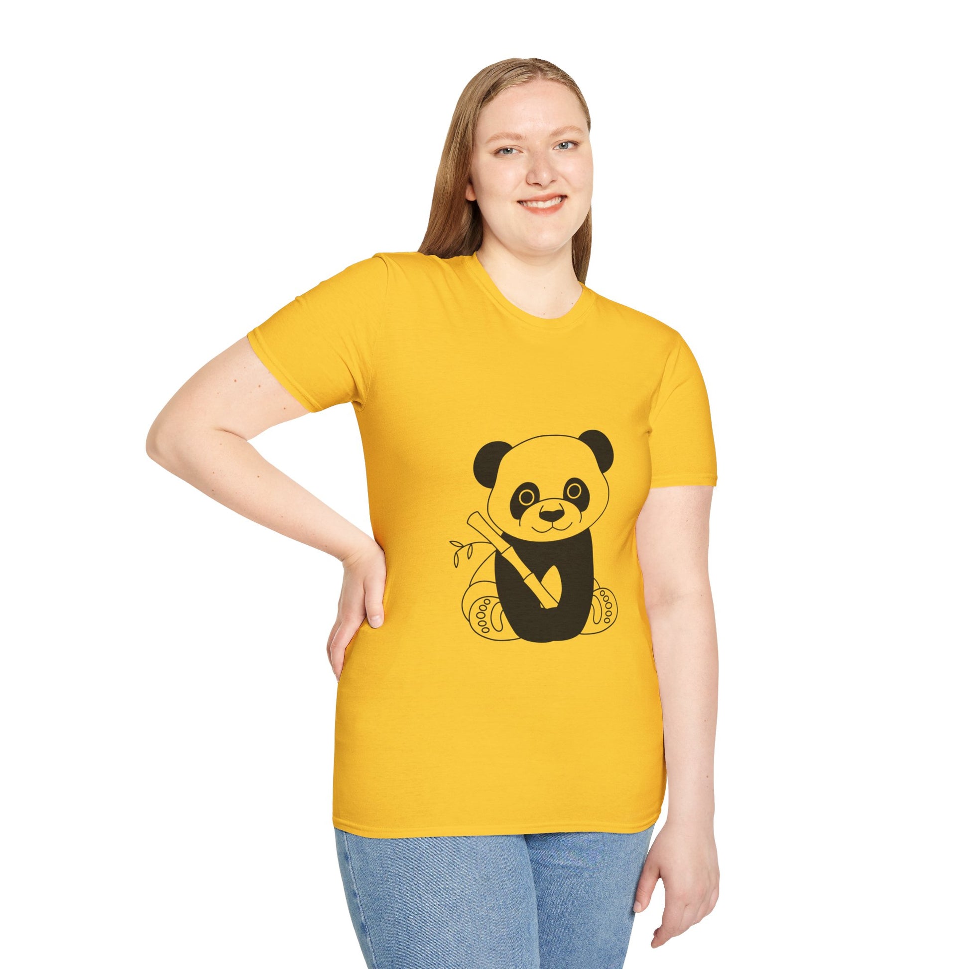 Unisex Softstyle T-Shirt - Panda - CutieQ Shop