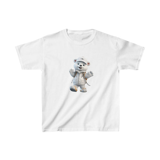 Kids Heavy Cotton™ Tee - Polar Bear - CutieQ Shop