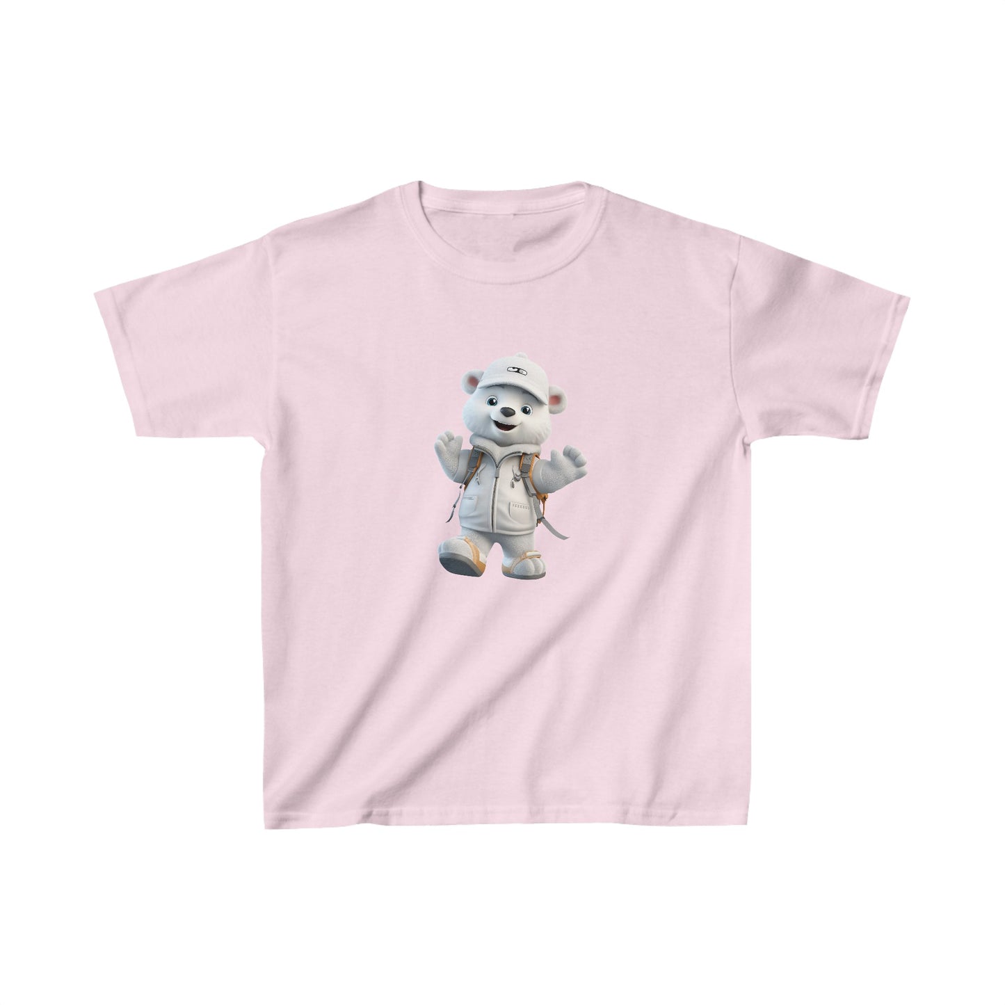 Kids Heavy Cotton™ Tee - Polar Bear - CutieQ Shop