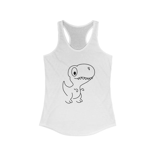 Women's Ideal Racerback Tank - Dino - CutieQ Shop