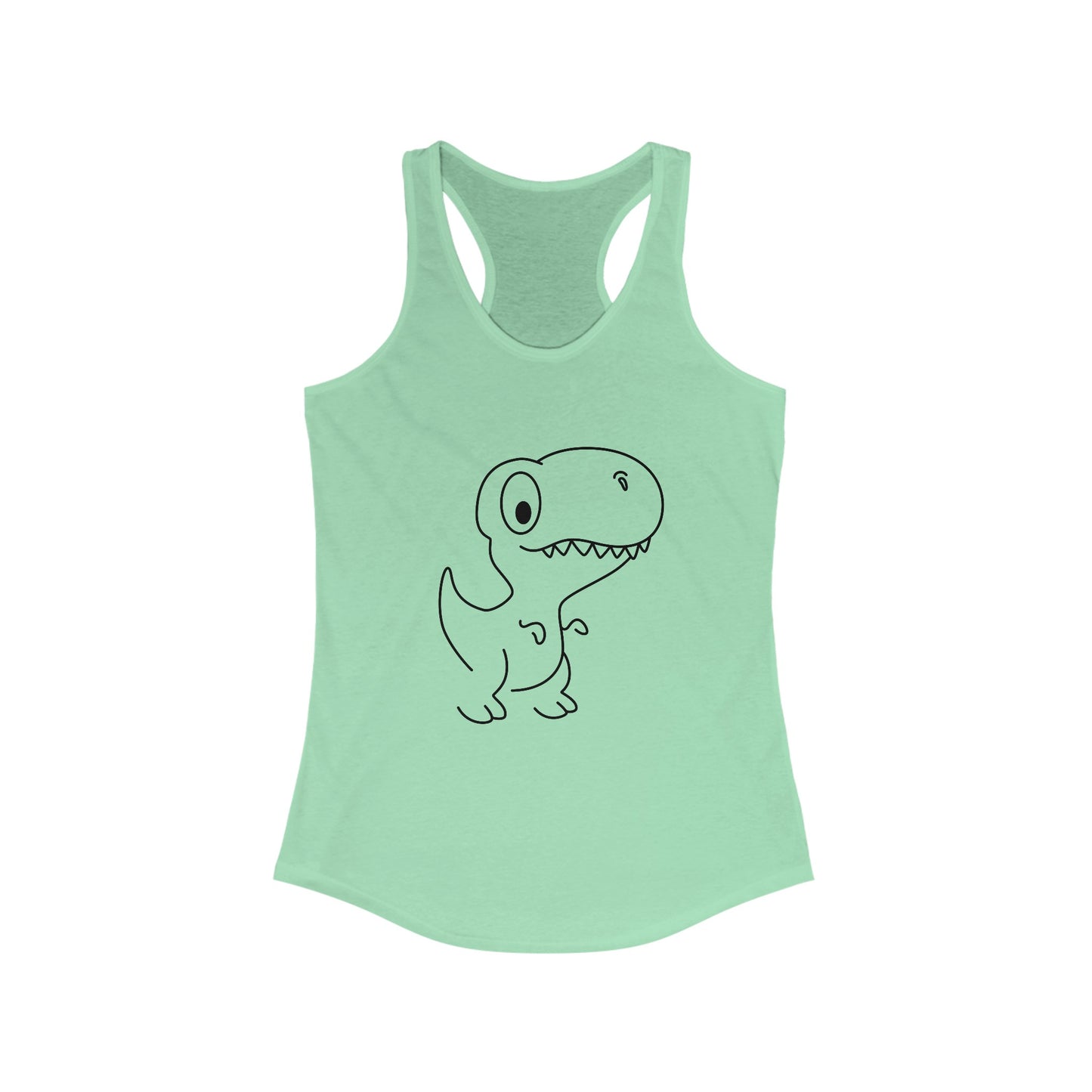 Women's Ideal Racerback Tank - Dino - CutieQ Shop