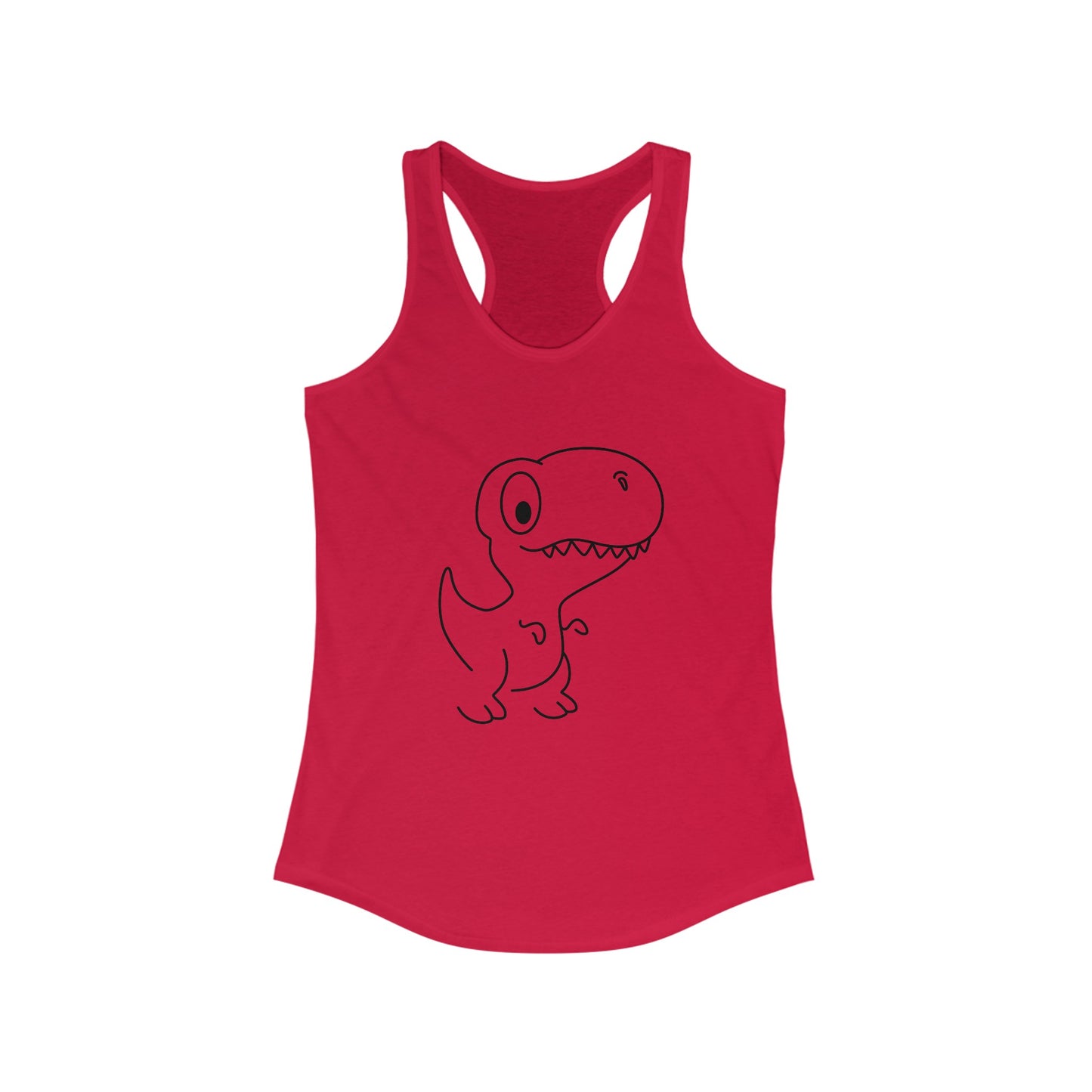 Women's Ideal Racerback Tank - Dino - CutieQ Shop