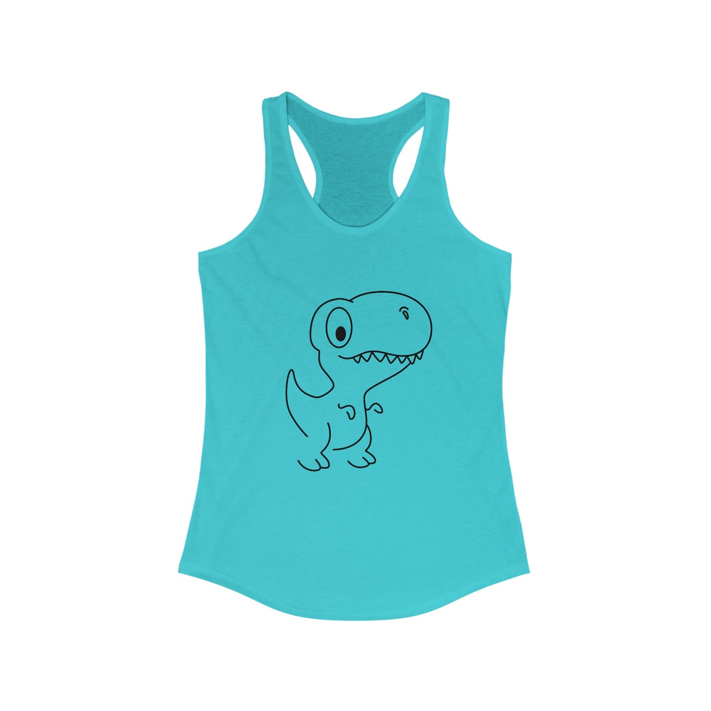 Women's Ideal Racerback Tank - Dino - CutieQ Shop