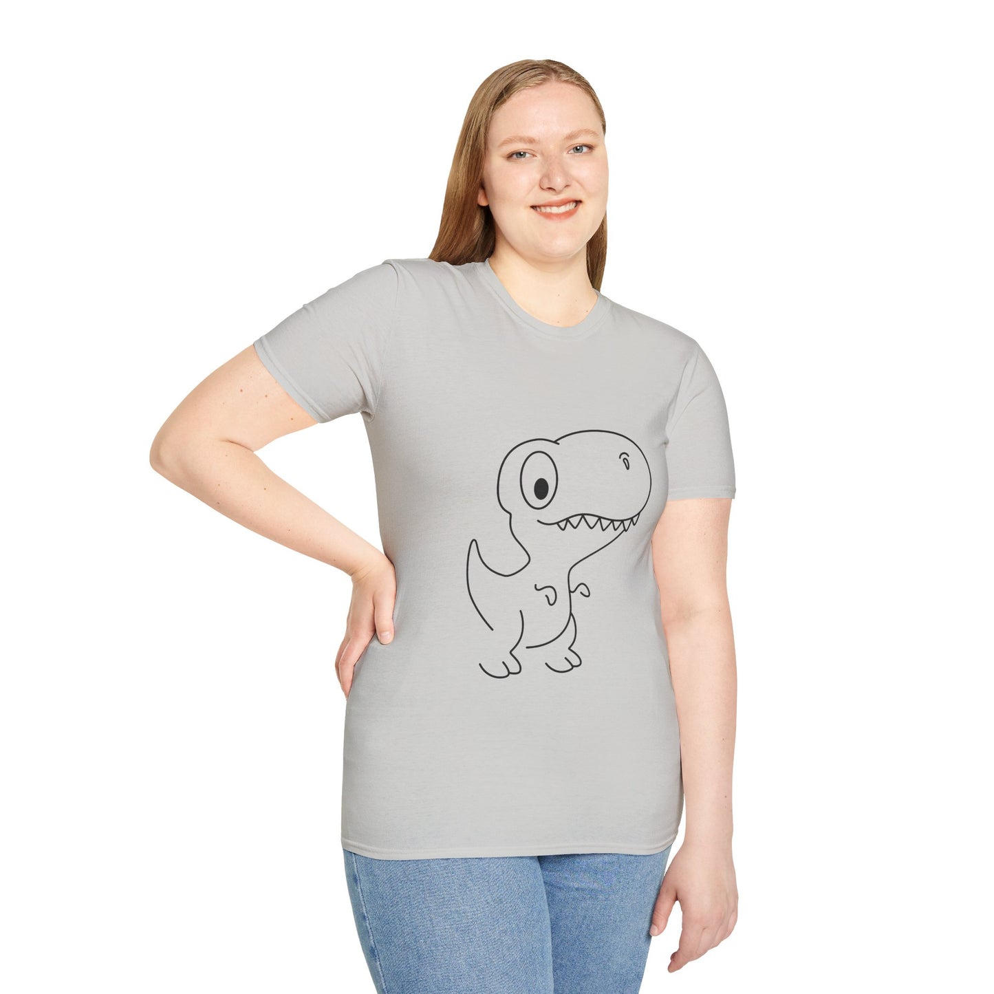 Unisex Softstyle T-Shirt - Dino - CutieQ Shop