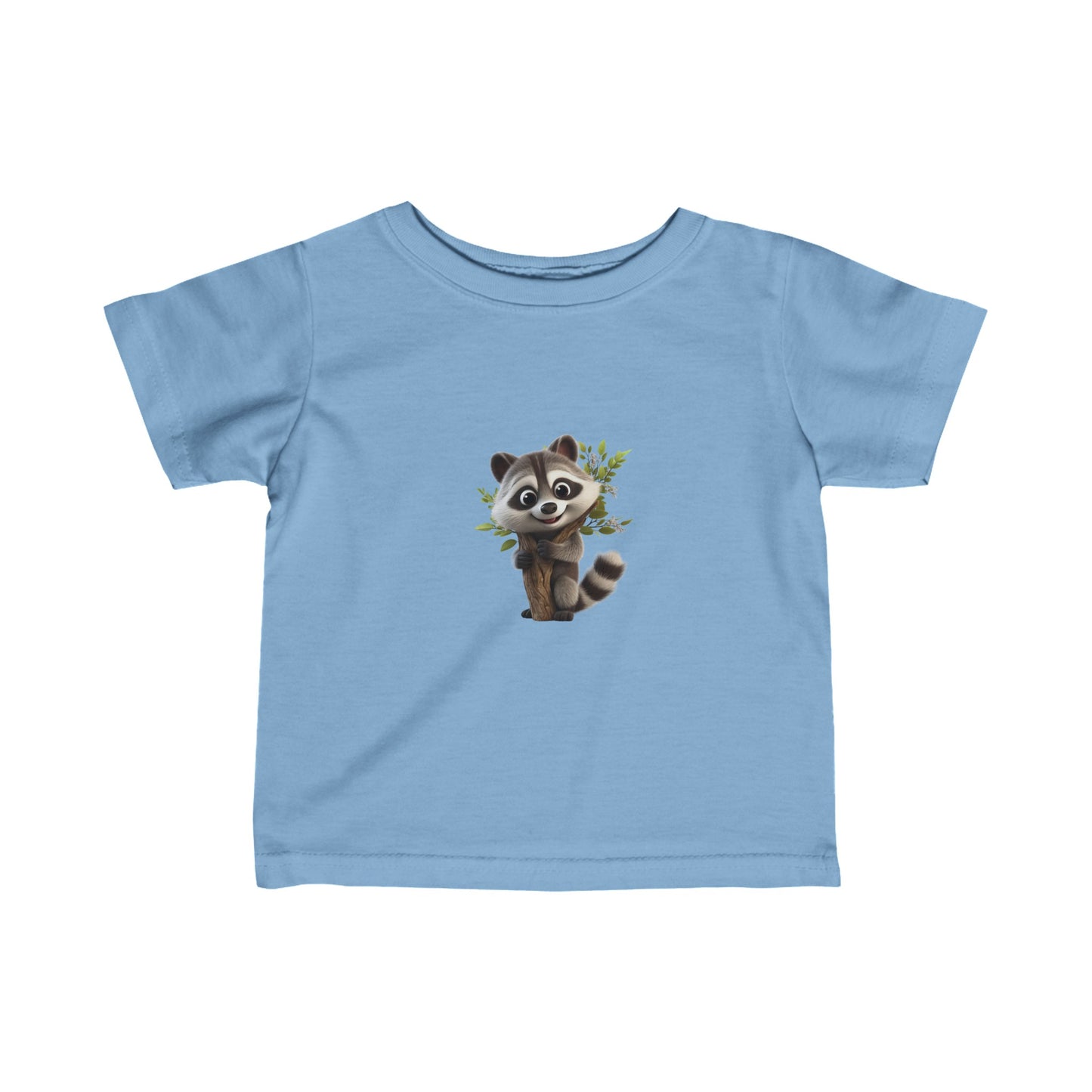 Infant Fine Jersey Tee - Raccoon Loves Nature - CutieQ Shop