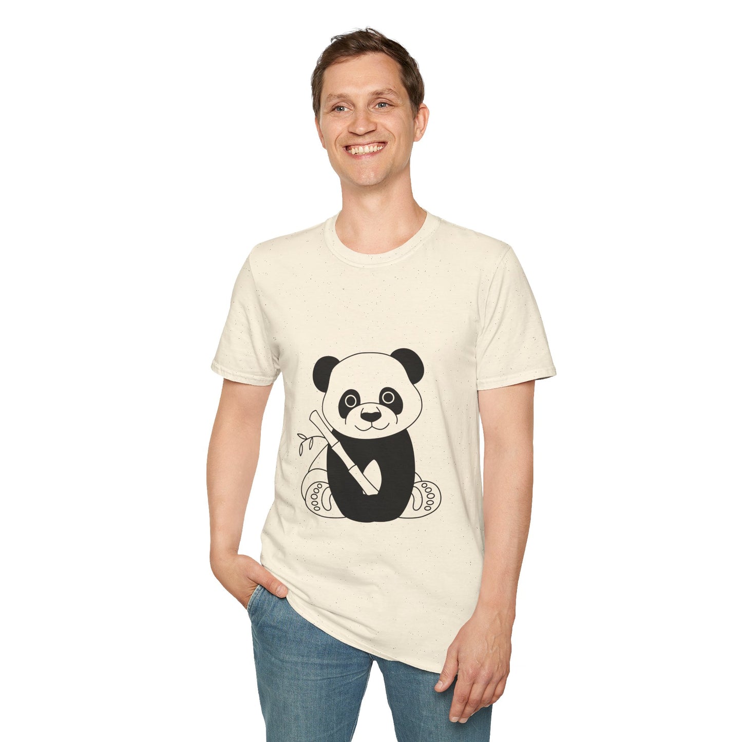 Unisex Softstyle T-Shirt - Panda - CutieQ Shop