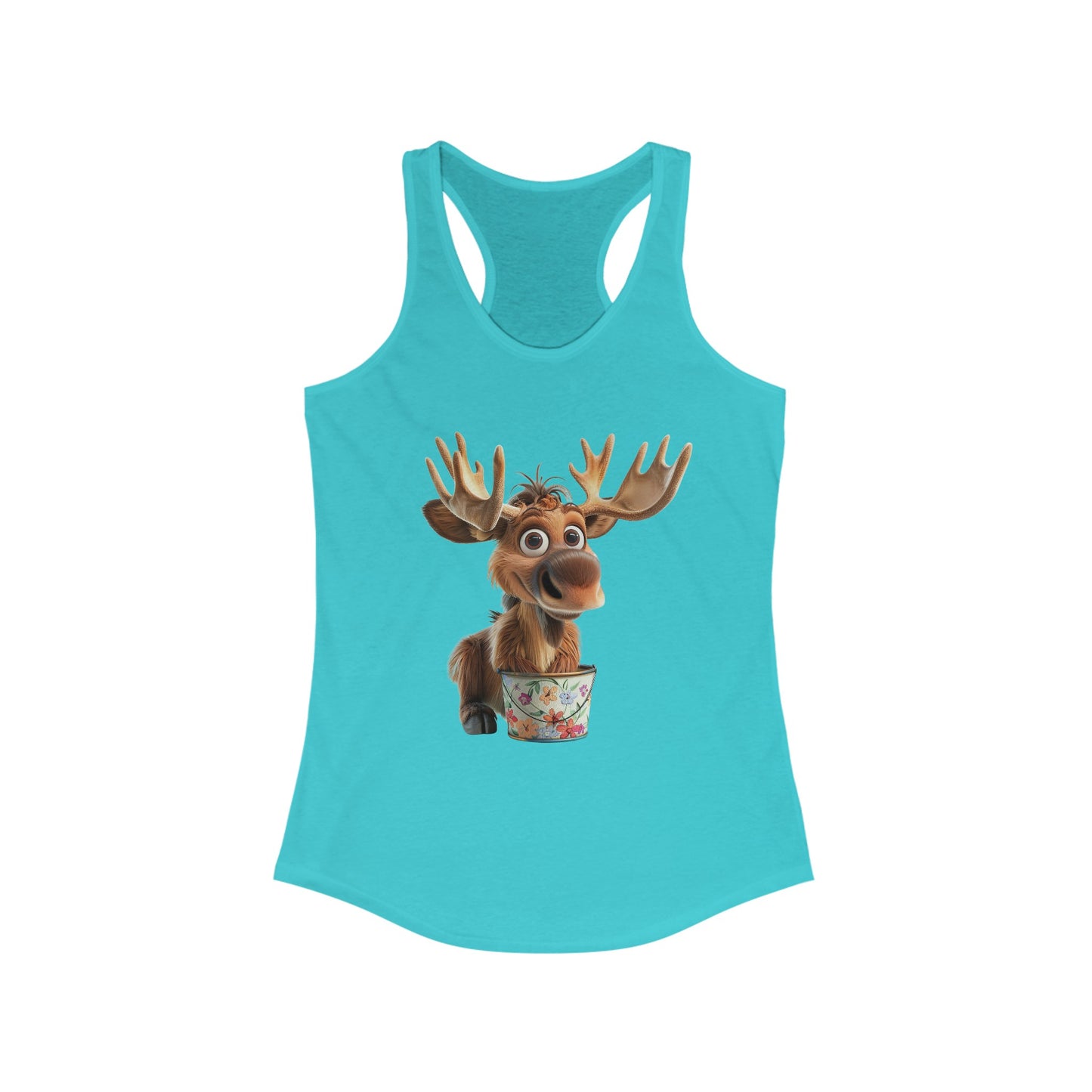 Women's Ideal Racerback Tank - Moose Likes Planting - CutieQ Shop