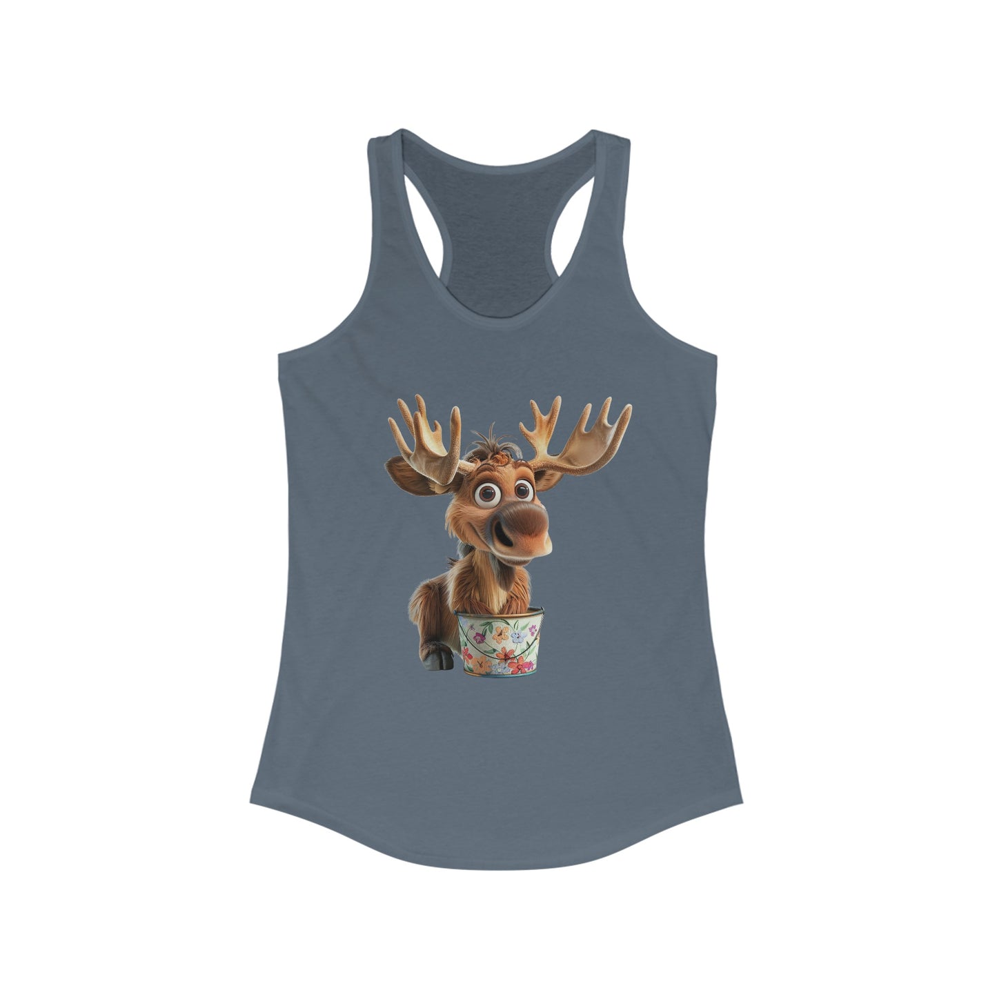 Women's Ideal Racerback Tank - Moose Likes Planting - CutieQ Shop