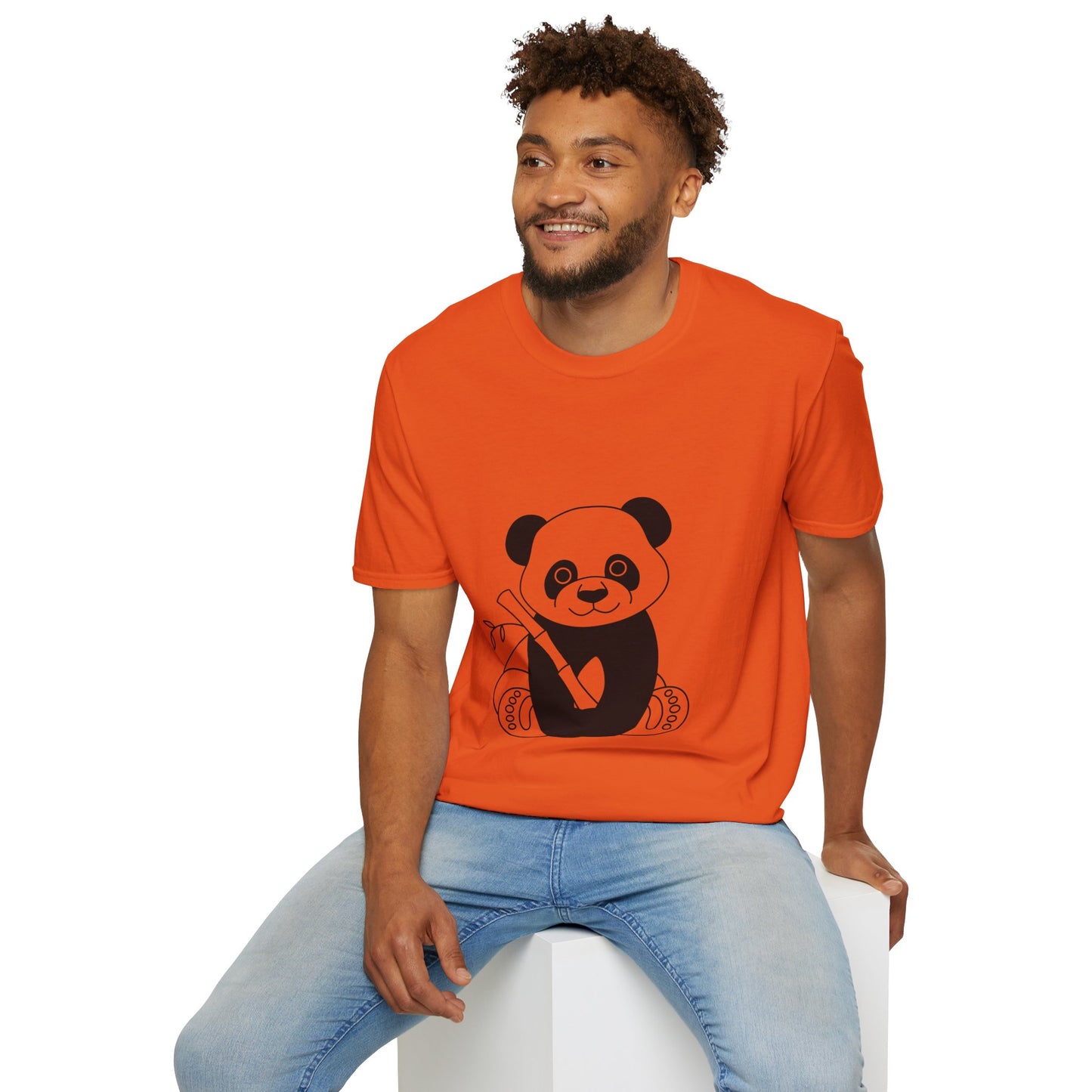 Unisex Softstyle T-Shirt - Panda - CutieQ Shop