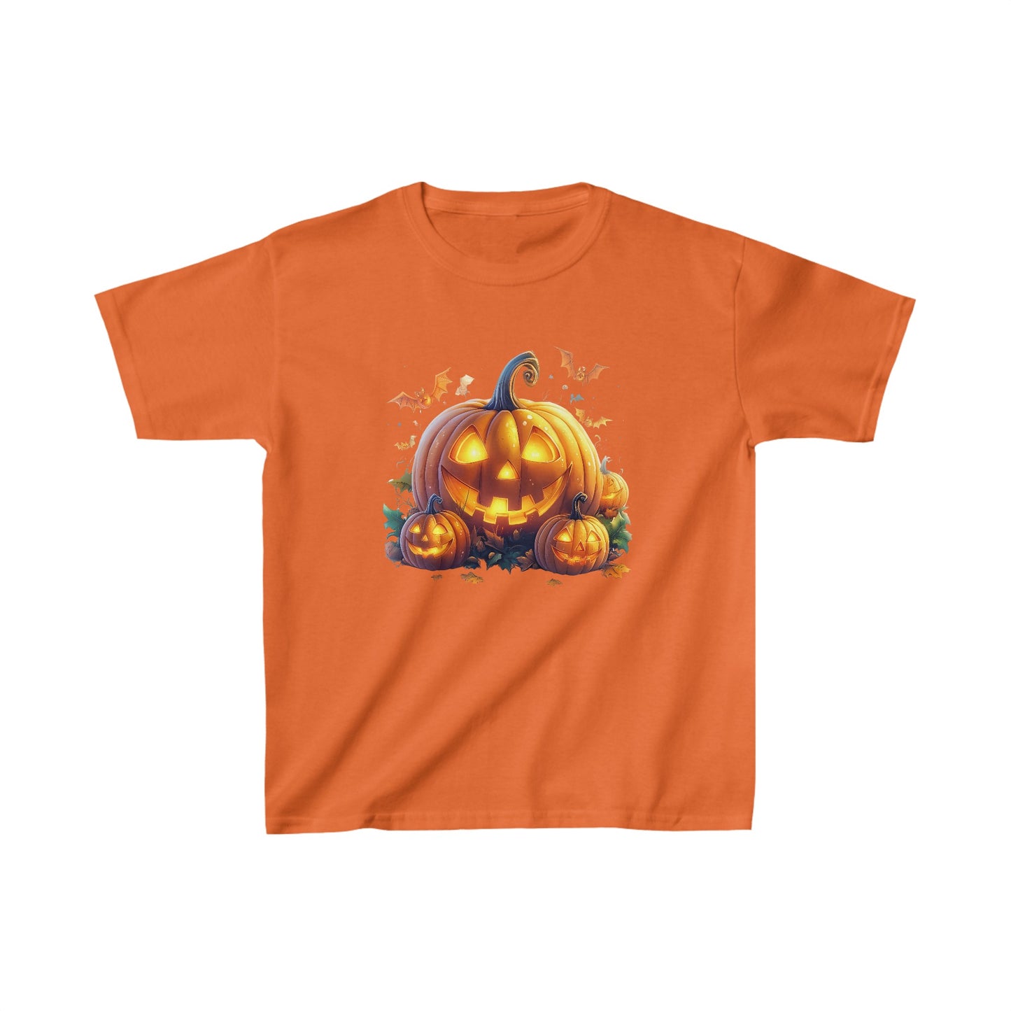 Kids Heavy Cotton™ Tee - Pumpkin - CutieQ Shop