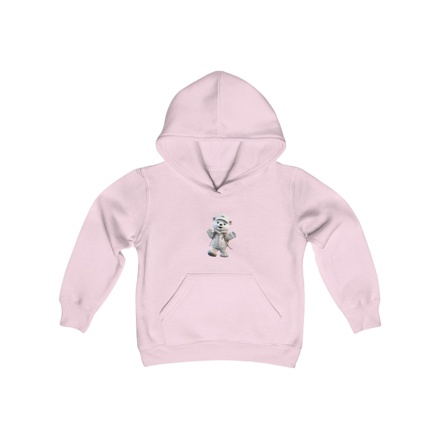 Youth Heavy Blend Hooded Sweatshirt - Polar Bear - CutieQ Shop