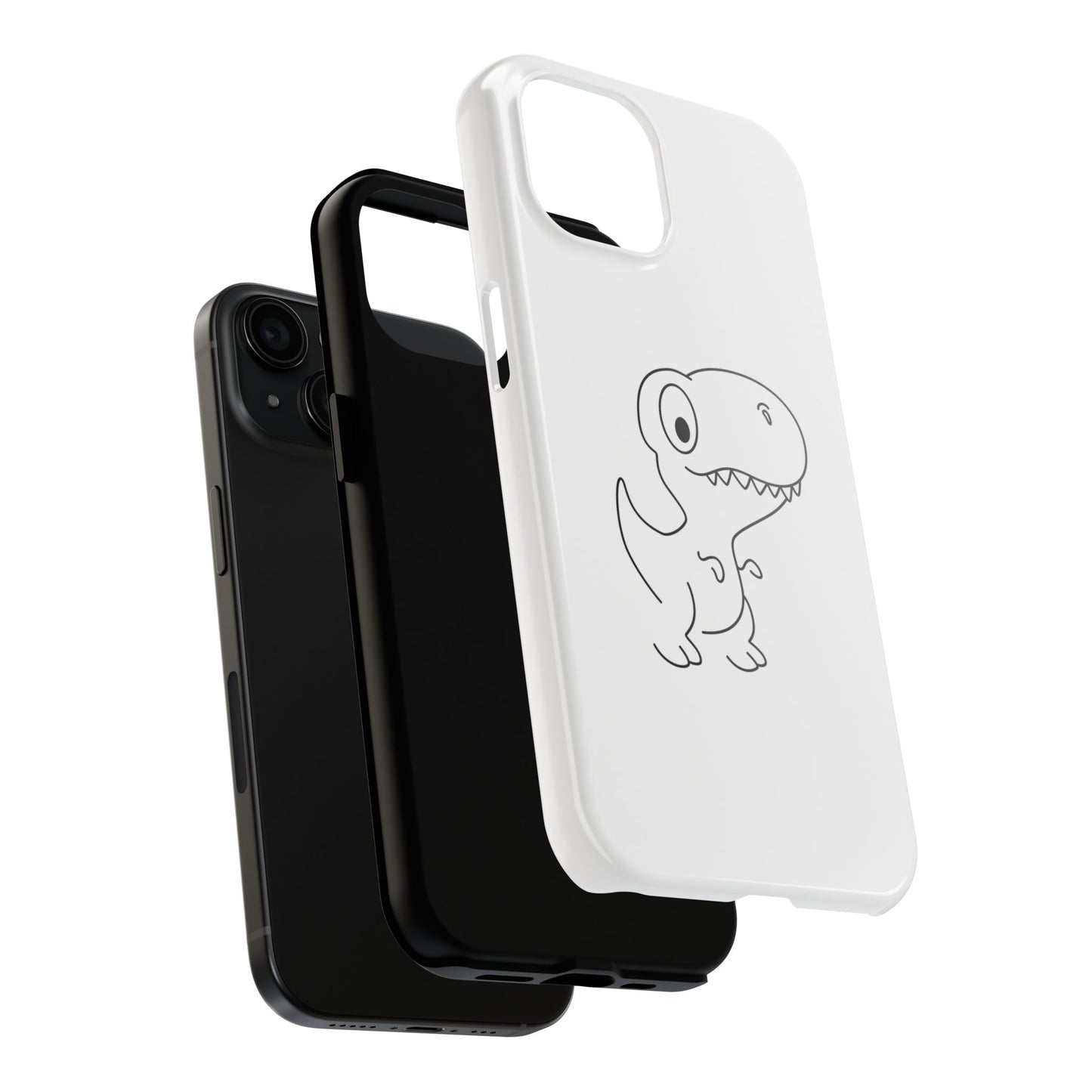 Tough Phone Cases - iPhone 15 - Dino - CutieQ Shop