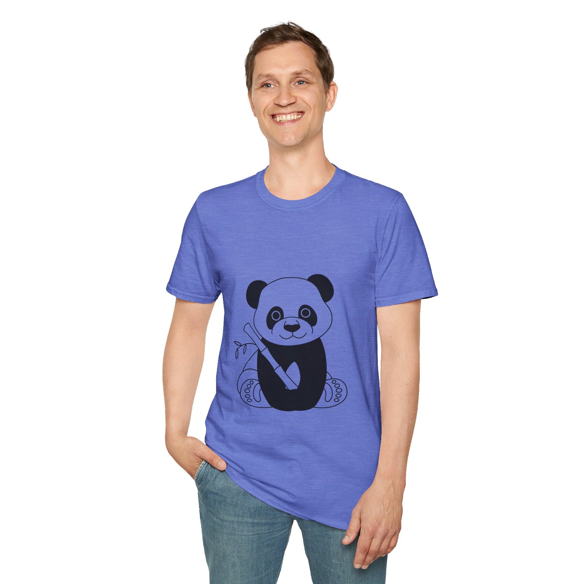 Unisex Softstyle T-Shirt - Panda - CutieQ Shop