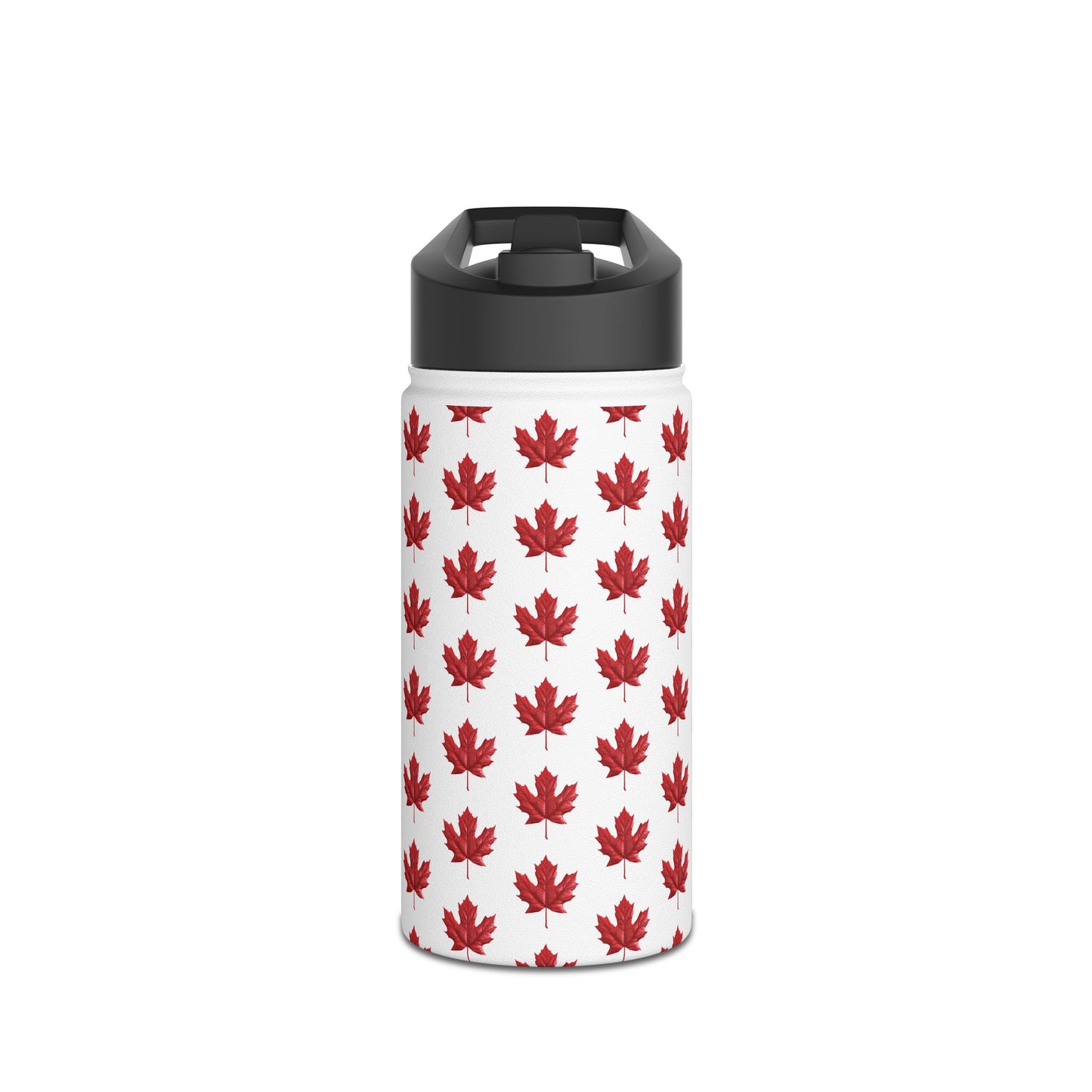 Stainless Steel Water Bottle, Standard Lid - Maple Leaf - CutieQ Shop