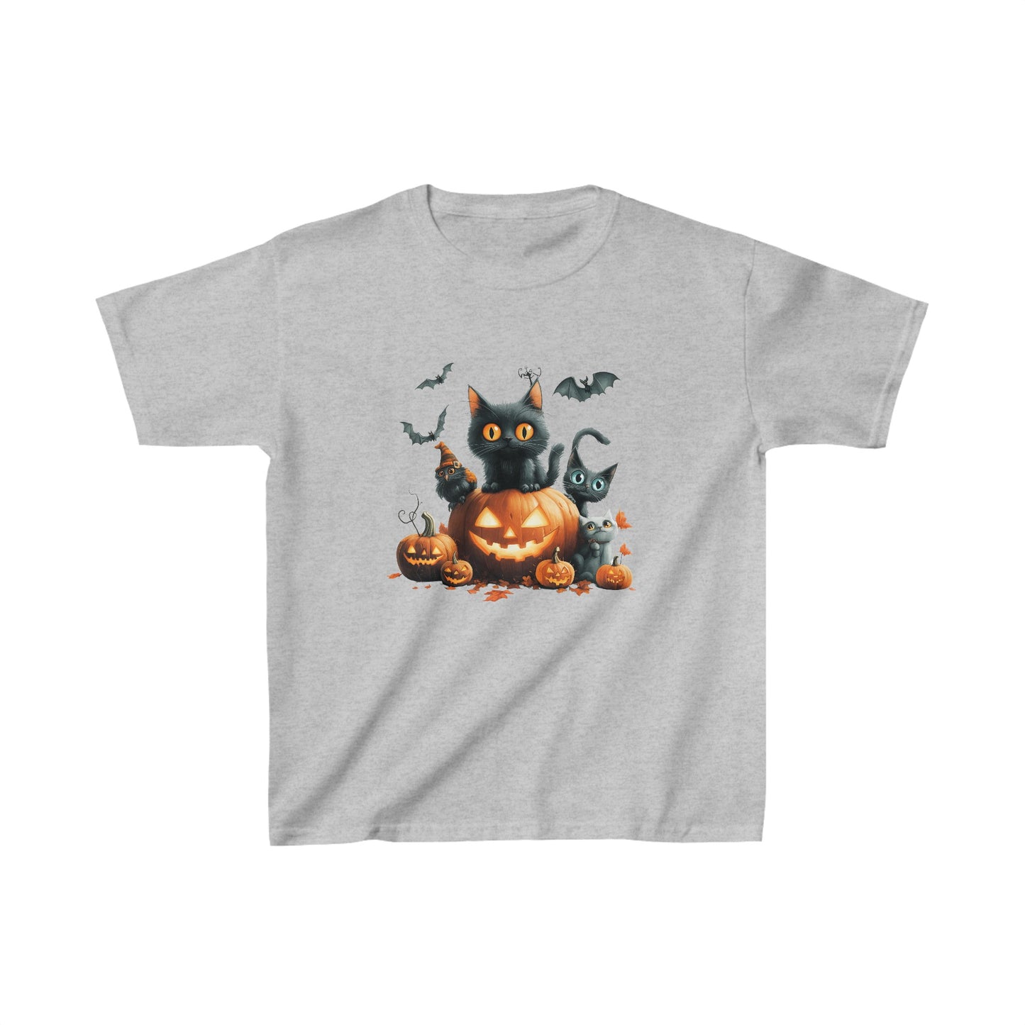 Kids Heavy Cotton™ Tee - Cat - CutieQ Shop