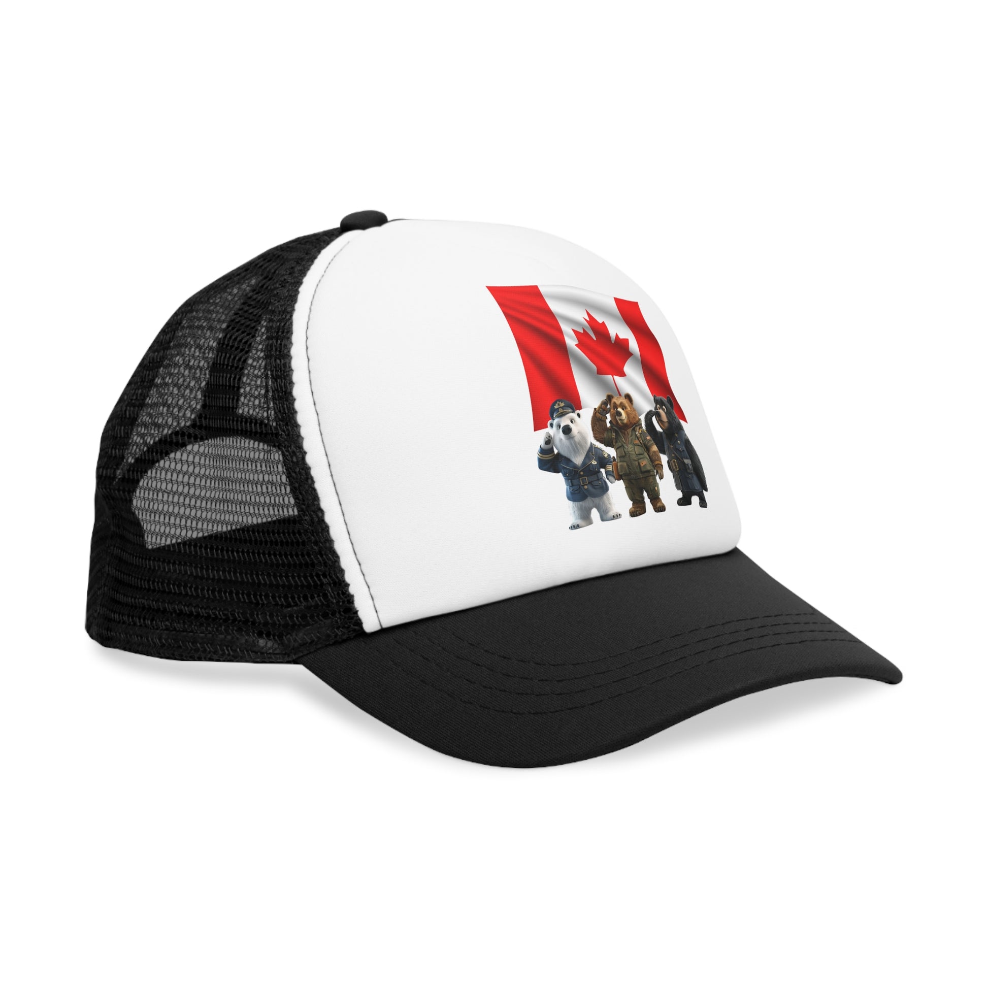 Mesh Cap - Three Bears Saluting - CutieQ Shop