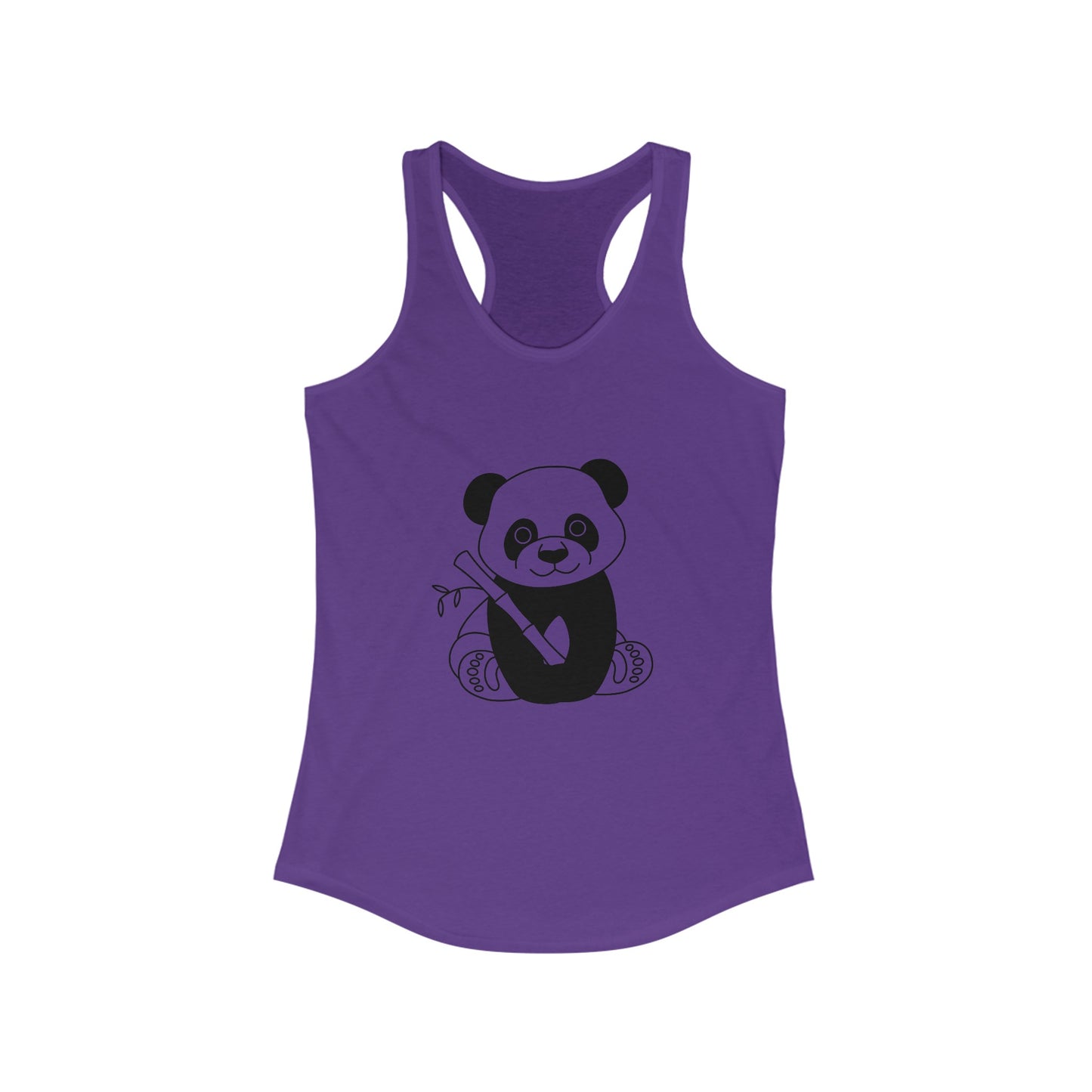 Women's Ideal Racerback Tank - Panda - CutieQ Shop