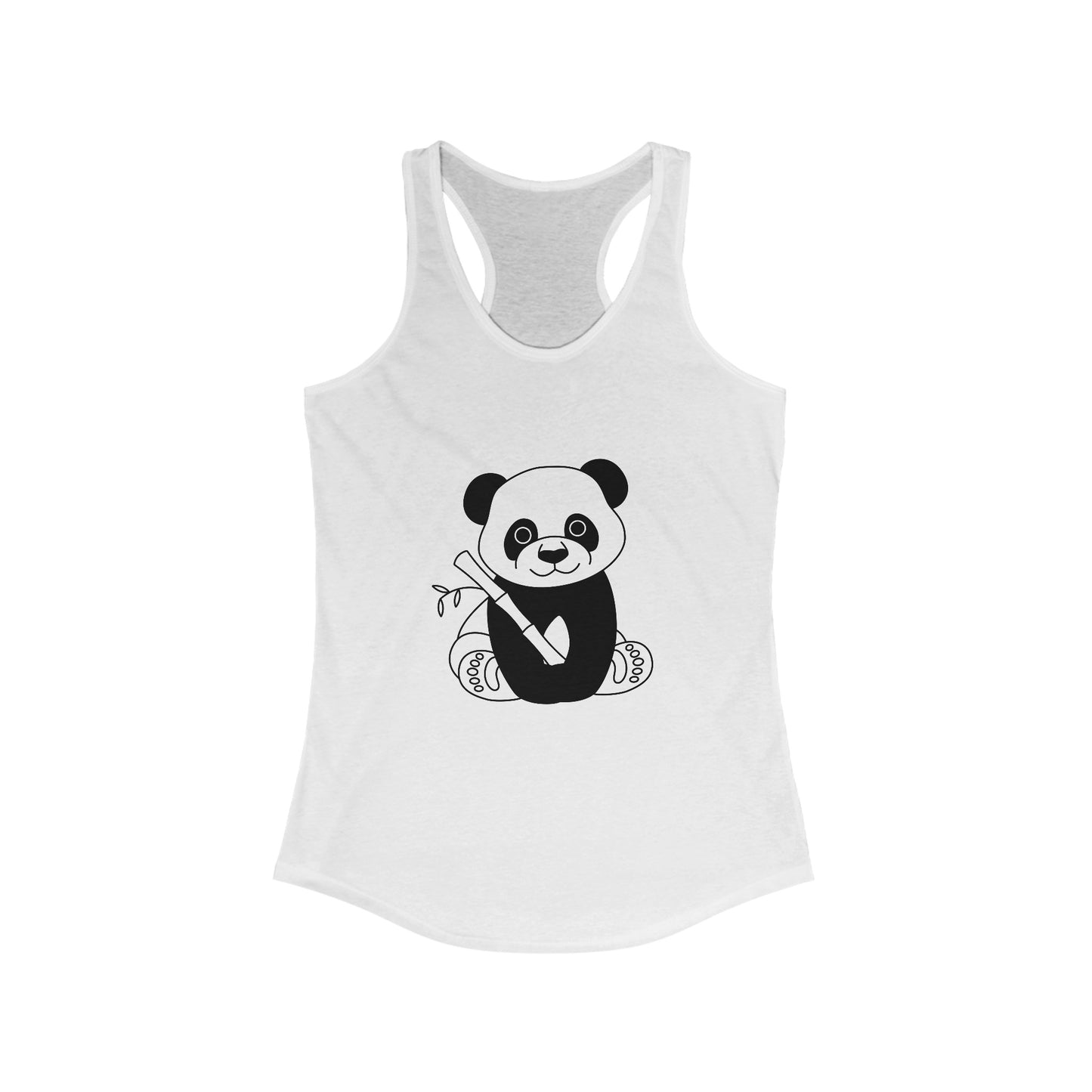 Women's Ideal Racerback Tank - Panda - CutieQ Shop