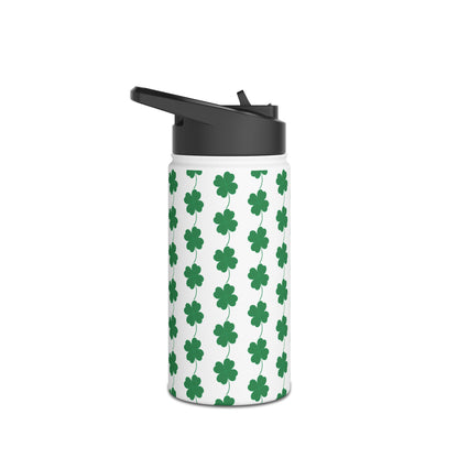 Stainless Steel Water Bottle, Standard Lid - Clover Leaf - CutieQ Shop