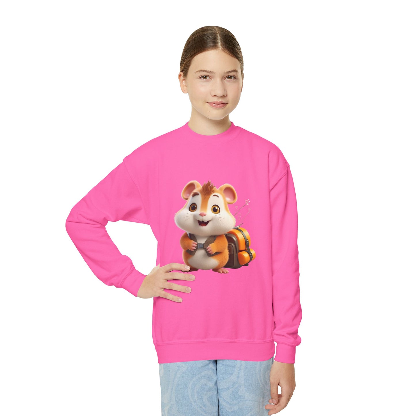 Youth Crewneck Sweatshirt - Hamster