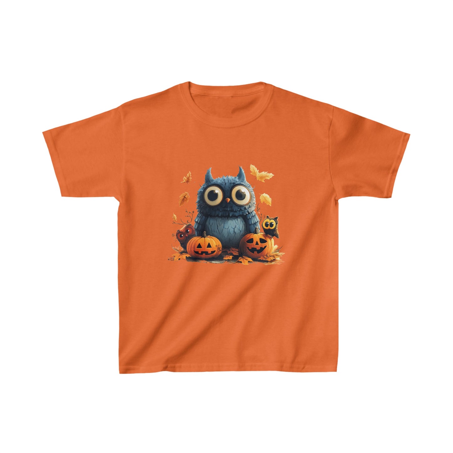 Kids Heavy Cotton™ Tee - Owl 1 - CutieQ Shop