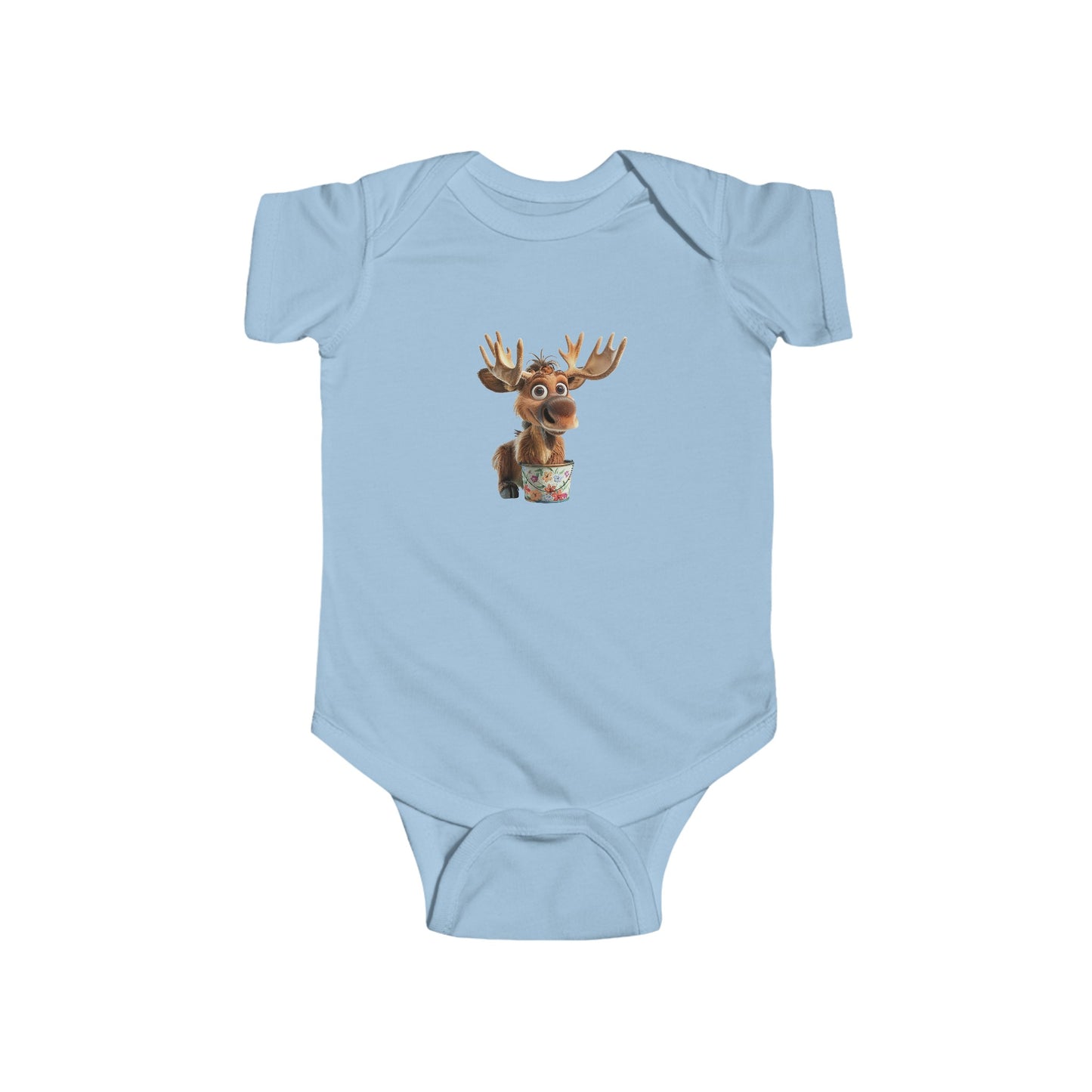 Infant Fine Jersey Bodysuit - Moose Likes Planting - CutieQ Shop