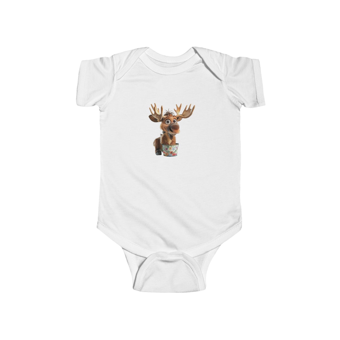 Infant Fine Jersey Bodysuit - Moose Likes Planting - CutieQ Shop