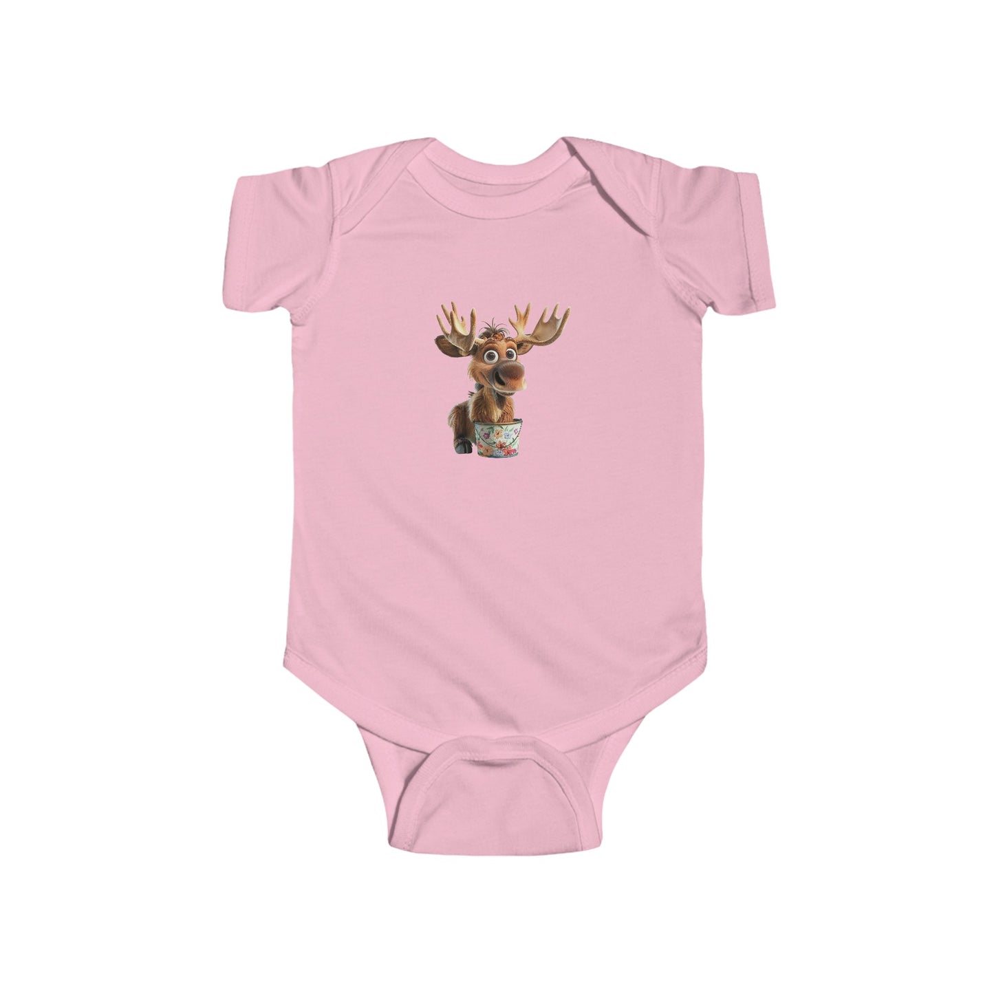 Infant Fine Jersey Bodysuit - Moose Likes Planting - CutieQ Shop