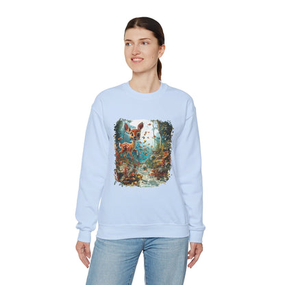 Unisex Heavy Blend™ Crewneck Sweatshirt - Deer - CutieQ Shop