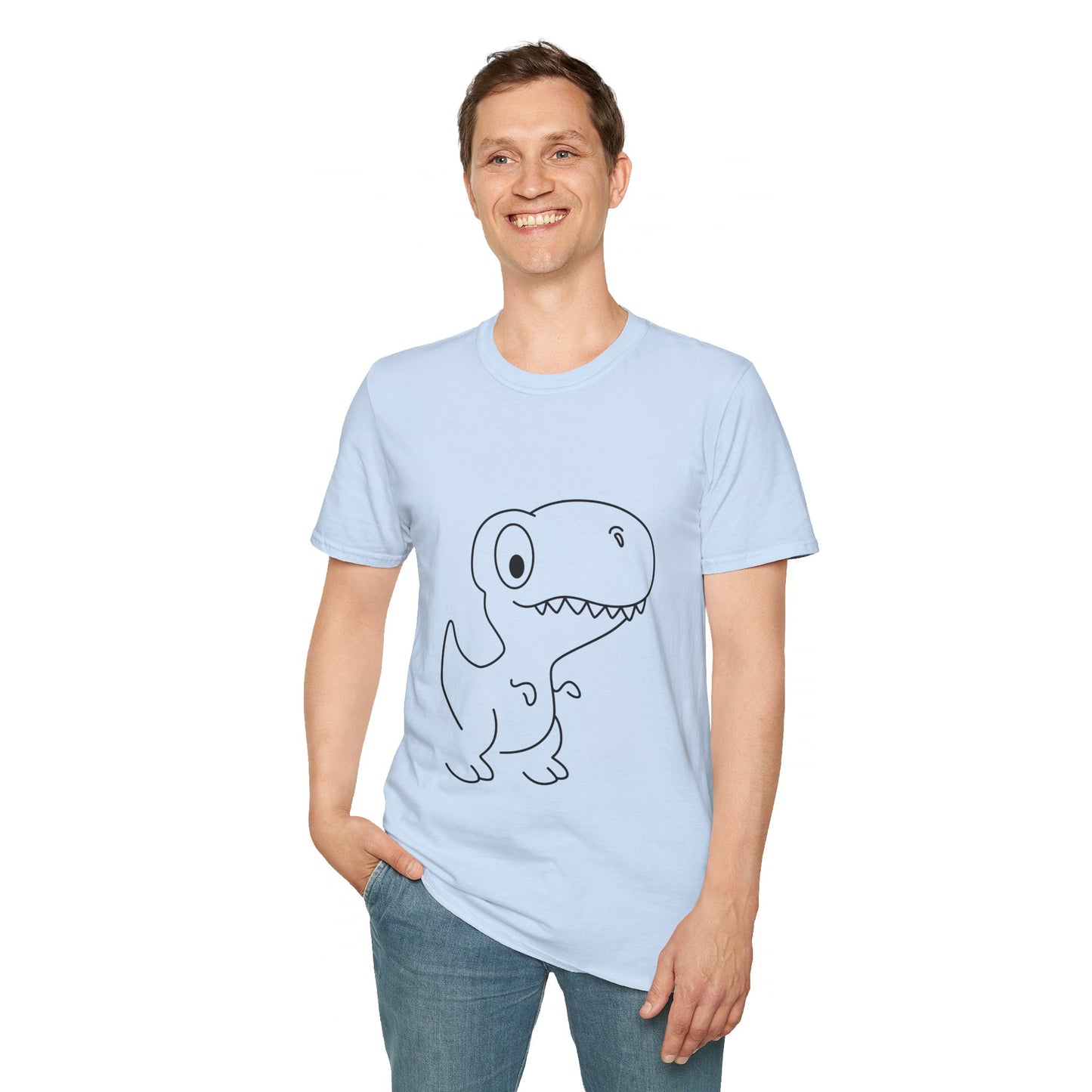 Unisex Softstyle T-Shirt - Dino - CutieQ Shop