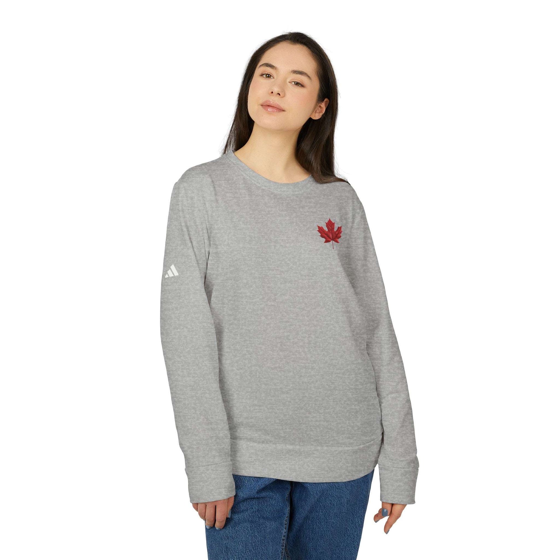 adidas® Unisex Fleece Crewneck Sweatshirt - CutieQ Shop