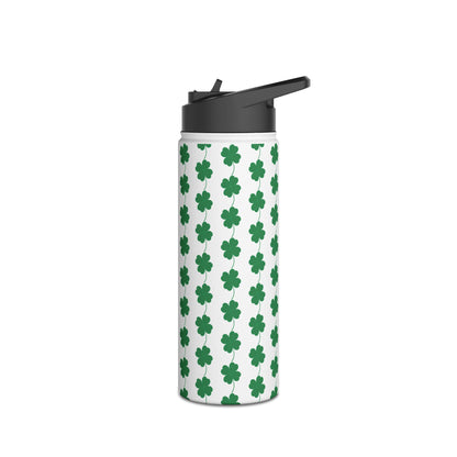 Stainless Steel Water Bottle, Standard Lid - Clover Leaf - CutieQ Shop