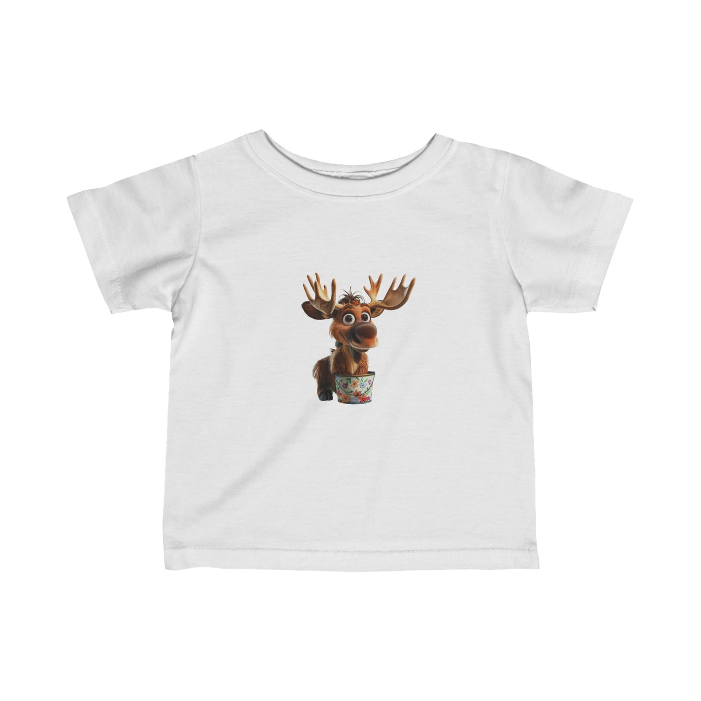 Infant Fine Jersey Tee - Moose Likes Planting - CutieQ Shop