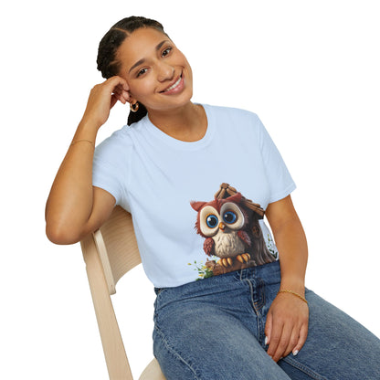 Unisex Softstyle T-Shirt - Owl and Treehouse - CutieQ Shop