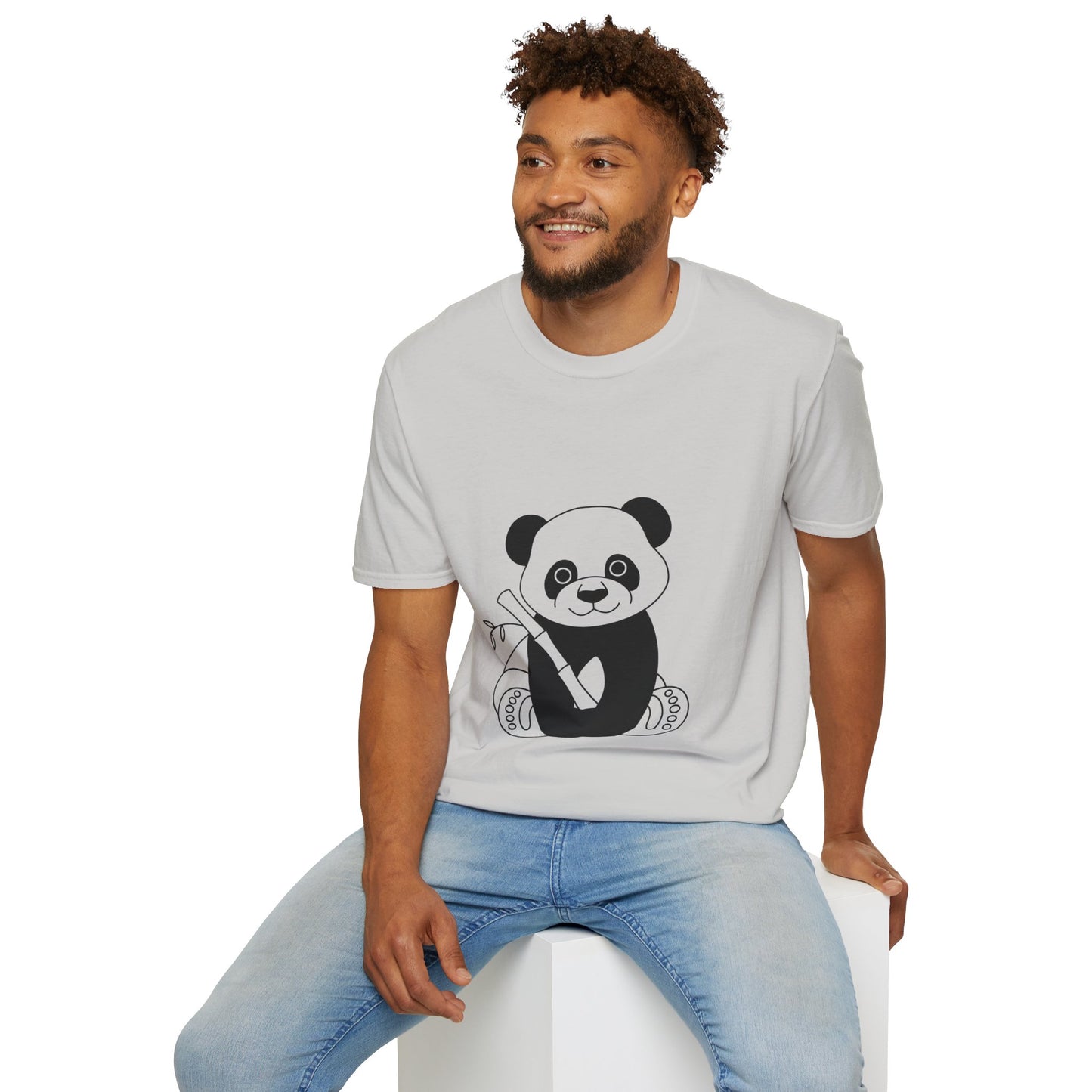 Unisex Softstyle T-Shirt - Panda - CutieQ Shop