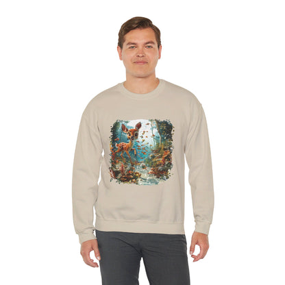 Unisex Heavy Blend™ Crewneck Sweatshirt - Deer - CutieQ Shop