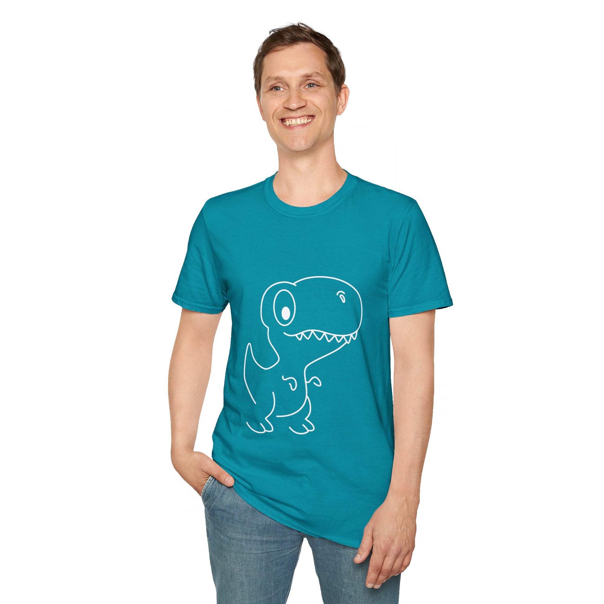 Unisex Softstyle T-Shirt - Dino - CutieQ Shop