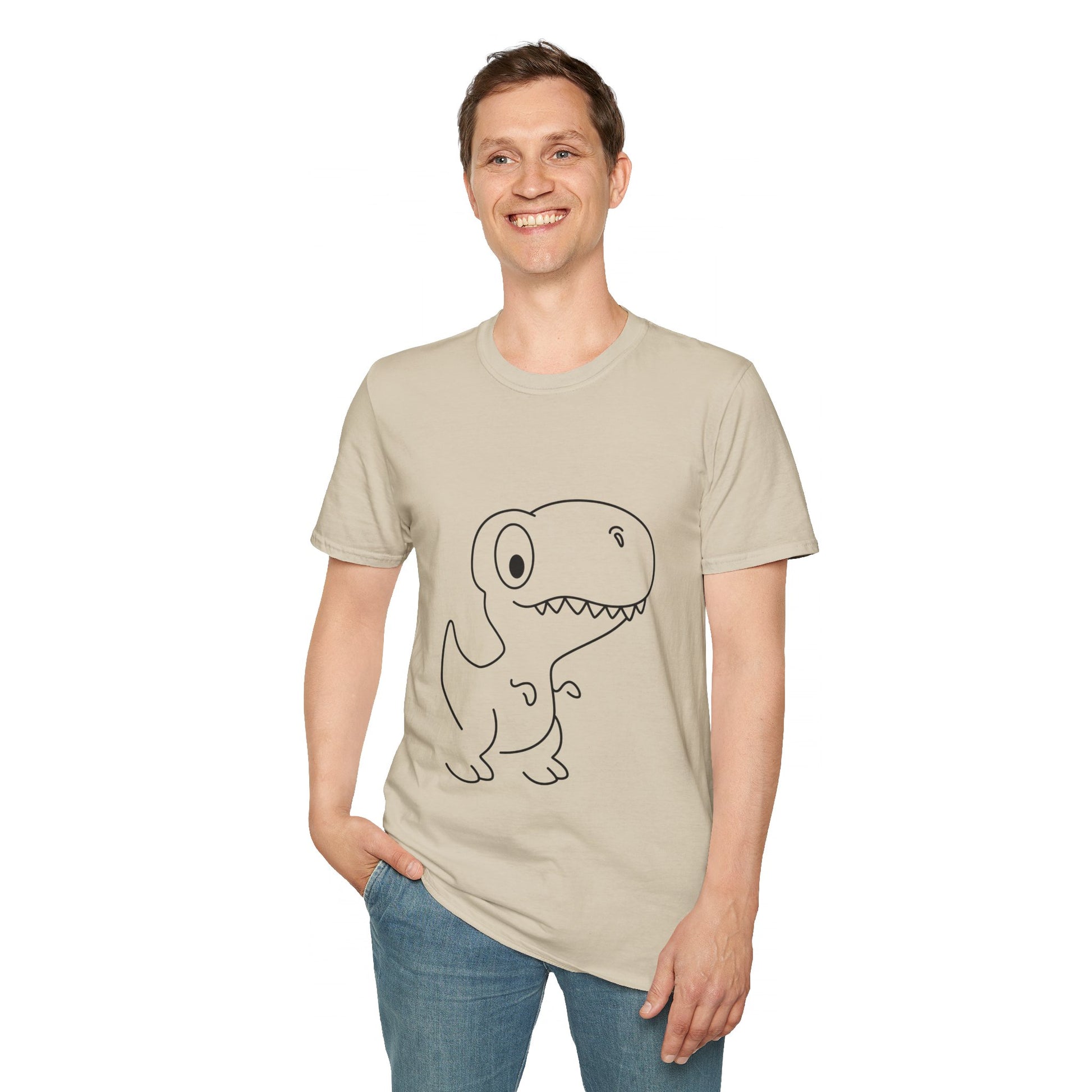 Unisex Softstyle T-Shirt - Dino - CutieQ Shop