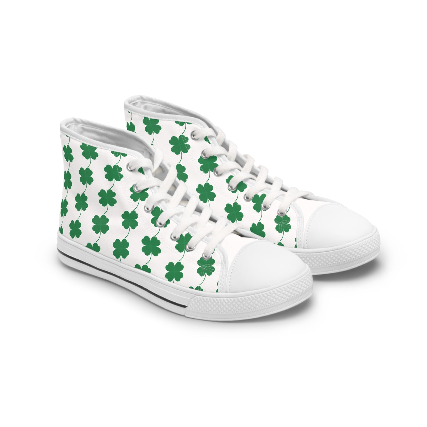 Women's High Top Sneakers - Clover Leaf - CutieQ Shop