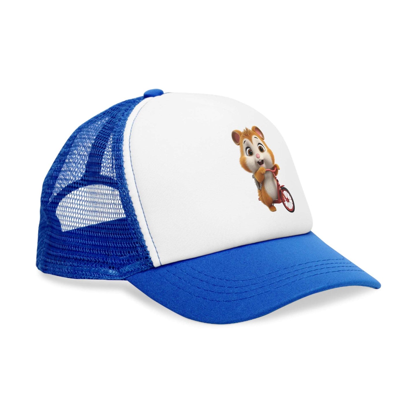 Mesh Cap - Hamster on Bike - CutieQ Shop