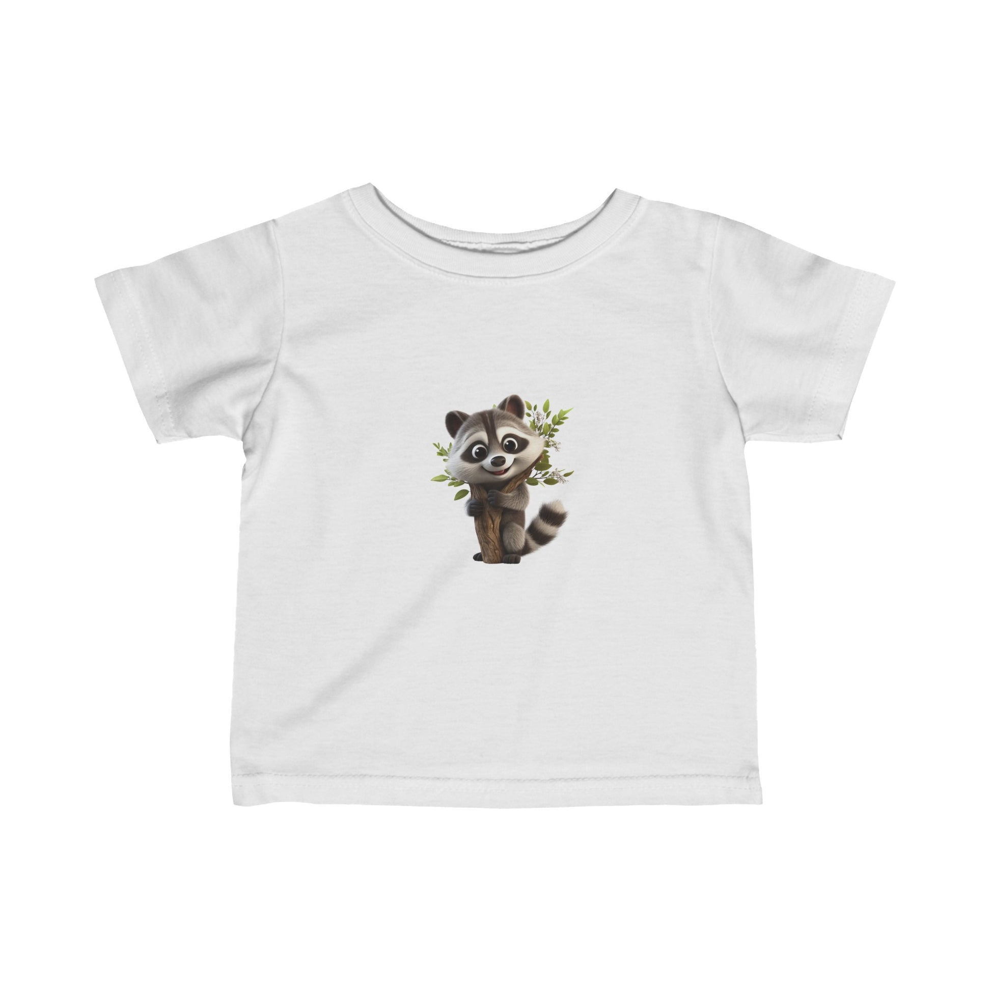 Infant Fine Jersey Tee - Raccoon Loves Nature - CutieQ Shop