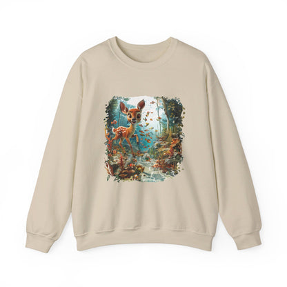 Unisex Heavy Blend™ Crewneck Sweatshirt - Deer - CutieQ Shop