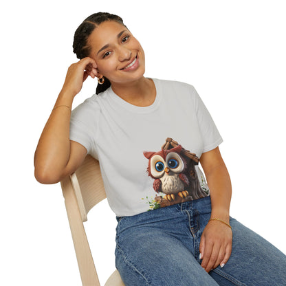 Unisex Softstyle T-Shirt - Owl and Treehouse - CutieQ Shop