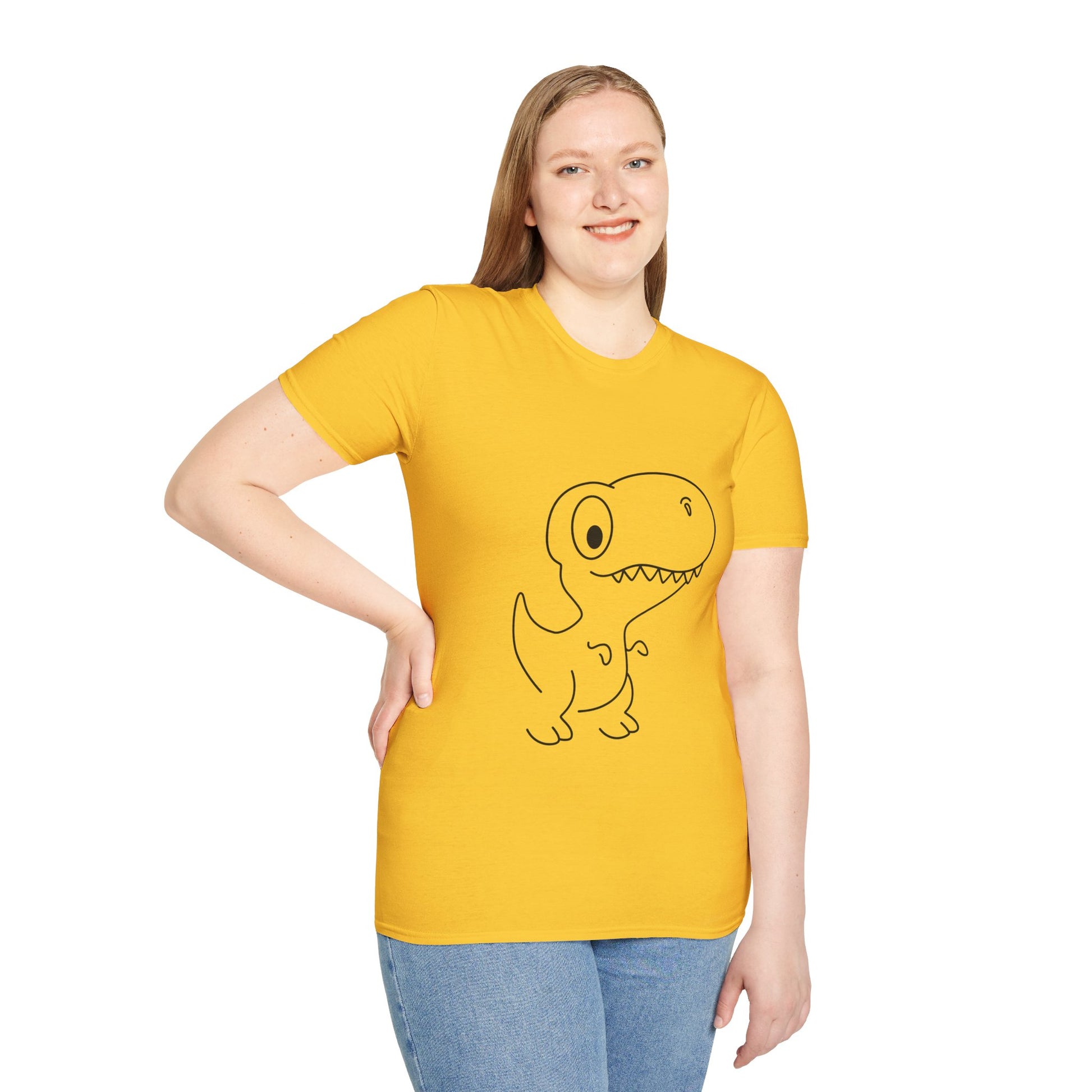 Unisex Softstyle T-Shirt - Dino - CutieQ Shop