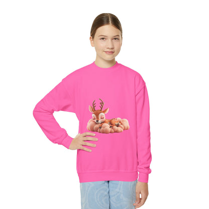 Youth Crewneck Sweatshirt - Sleeping Deer