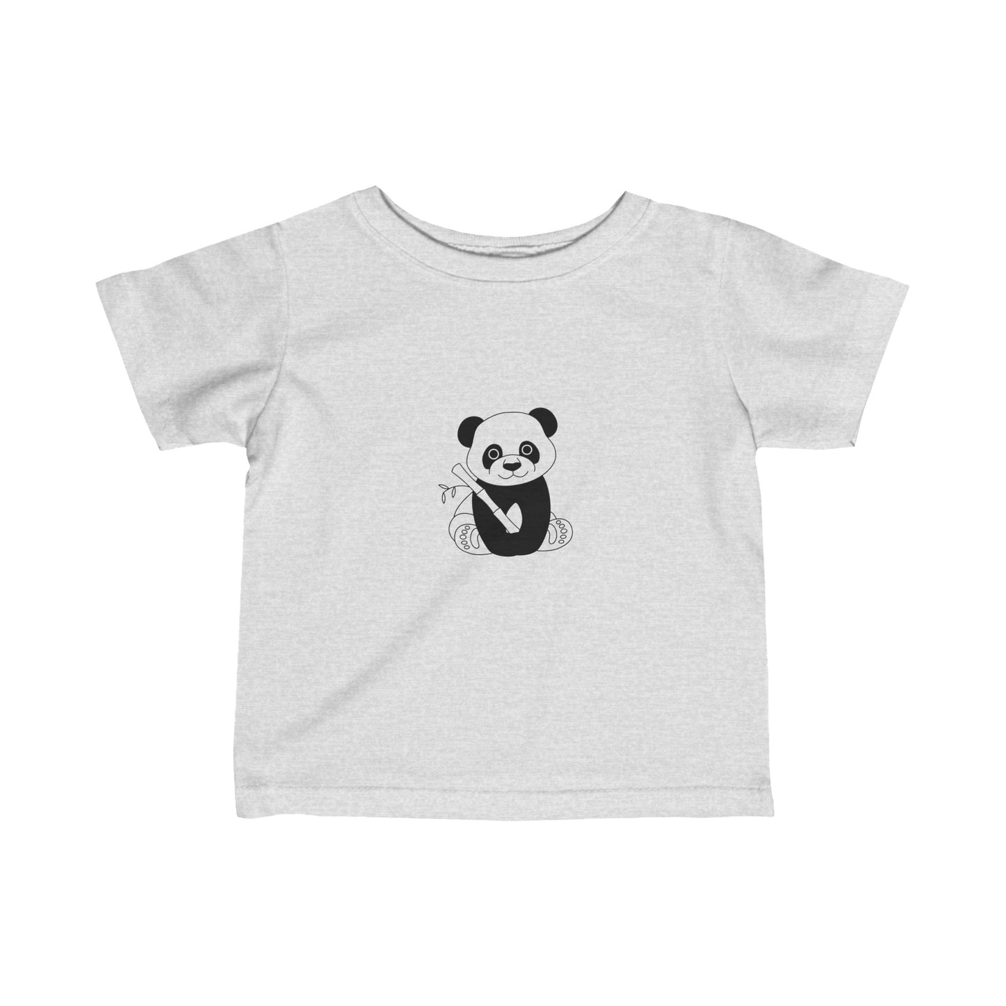 Infant Fine Jersey Tee - Panda - CutieQ Shop