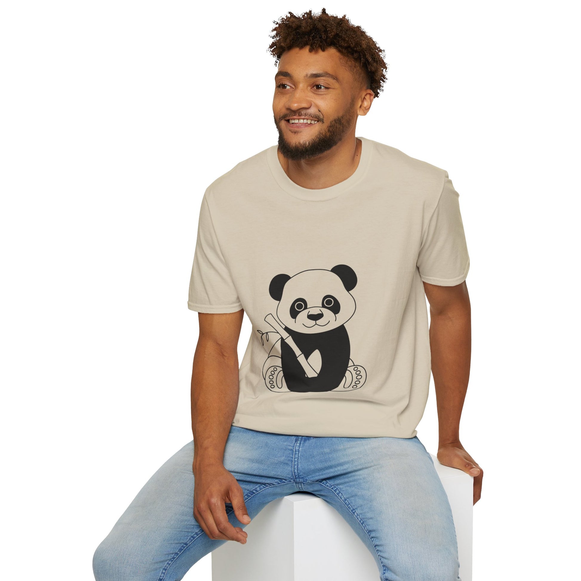 Unisex Softstyle T-Shirt - Panda - CutieQ Shop