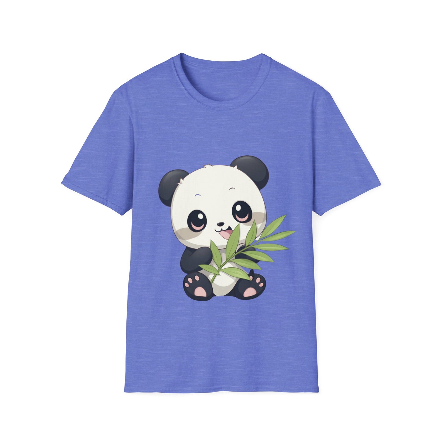 Unisex Softstyle T-Shirt - Panda Loves Bamboo - CutieQ Shop