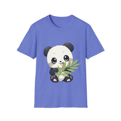 Unisex Softstyle T-Shirt - Panda Loves Bamboo - CutieQ Shop