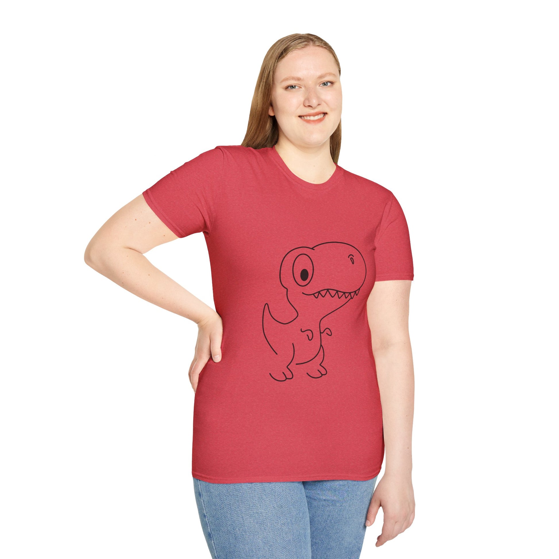 Unisex Softstyle T-Shirt - Dino - CutieQ Shop